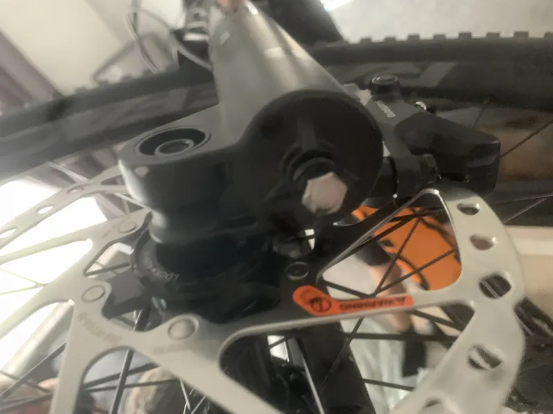 EX Display Orbea Rise H15 Large Electric Mountain Bike 2022 Orange/Black-4